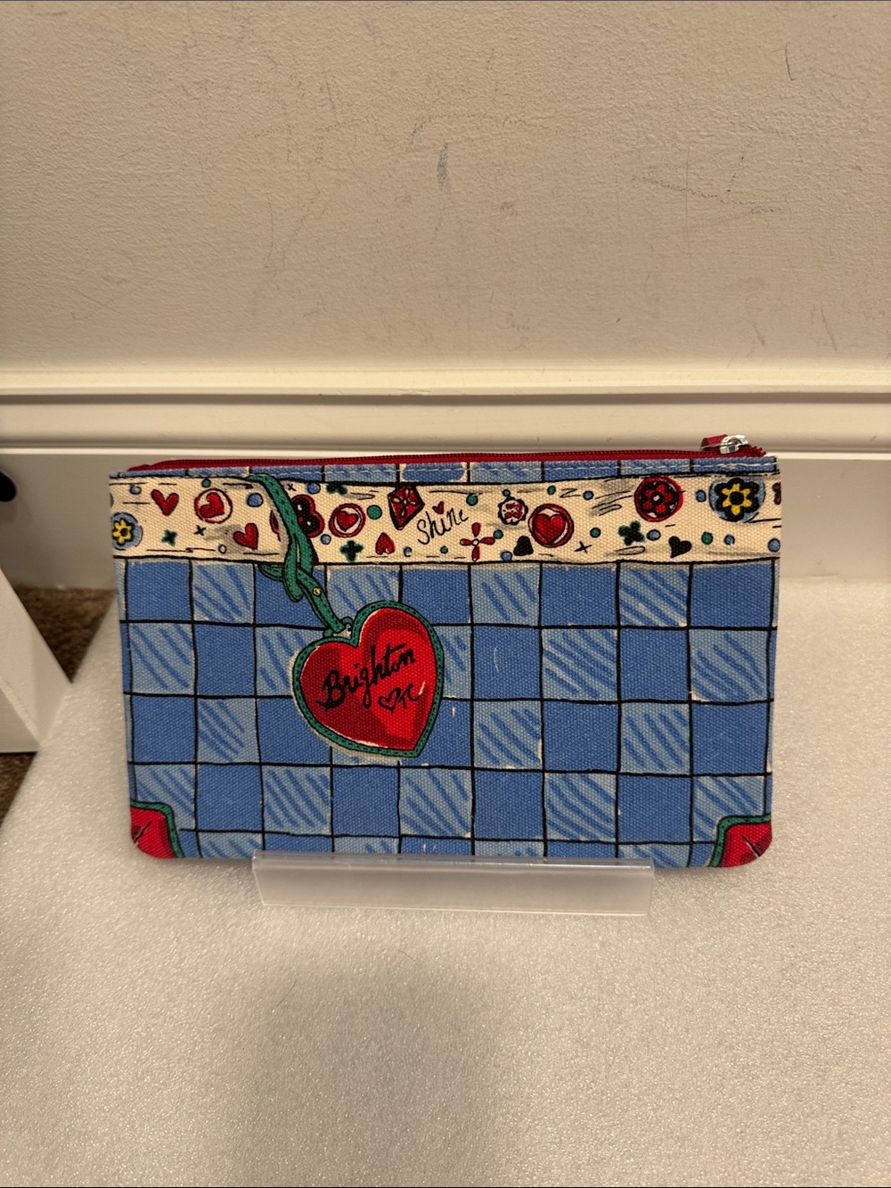 Brighton love bow with love from me to you cosmetic makeup bag pouch - Picture 2 of 3